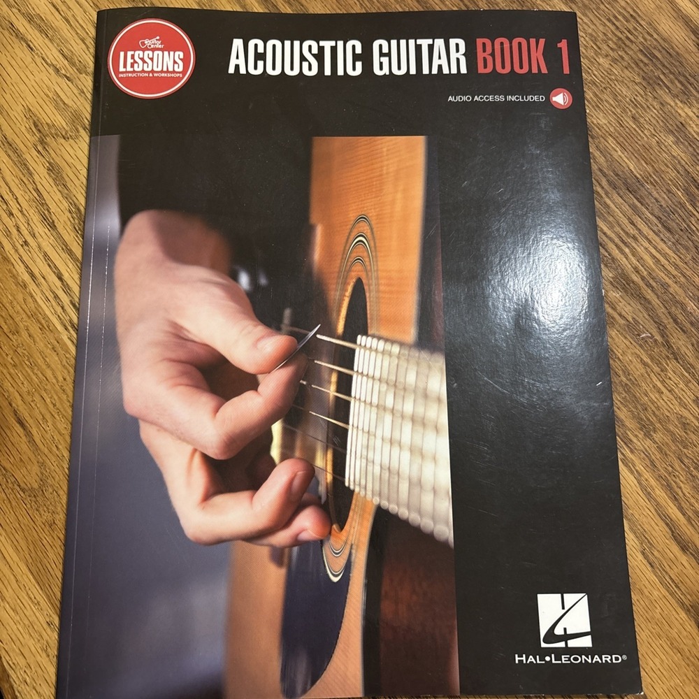 Acoustic Guitar Book 1 (Hal Leonard, 2015, Paperback) LIKE NEW